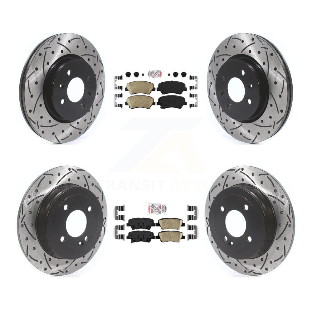 [Avant et Arrière] Disque et plaquette de frein pour Kia Rio KDA-102625