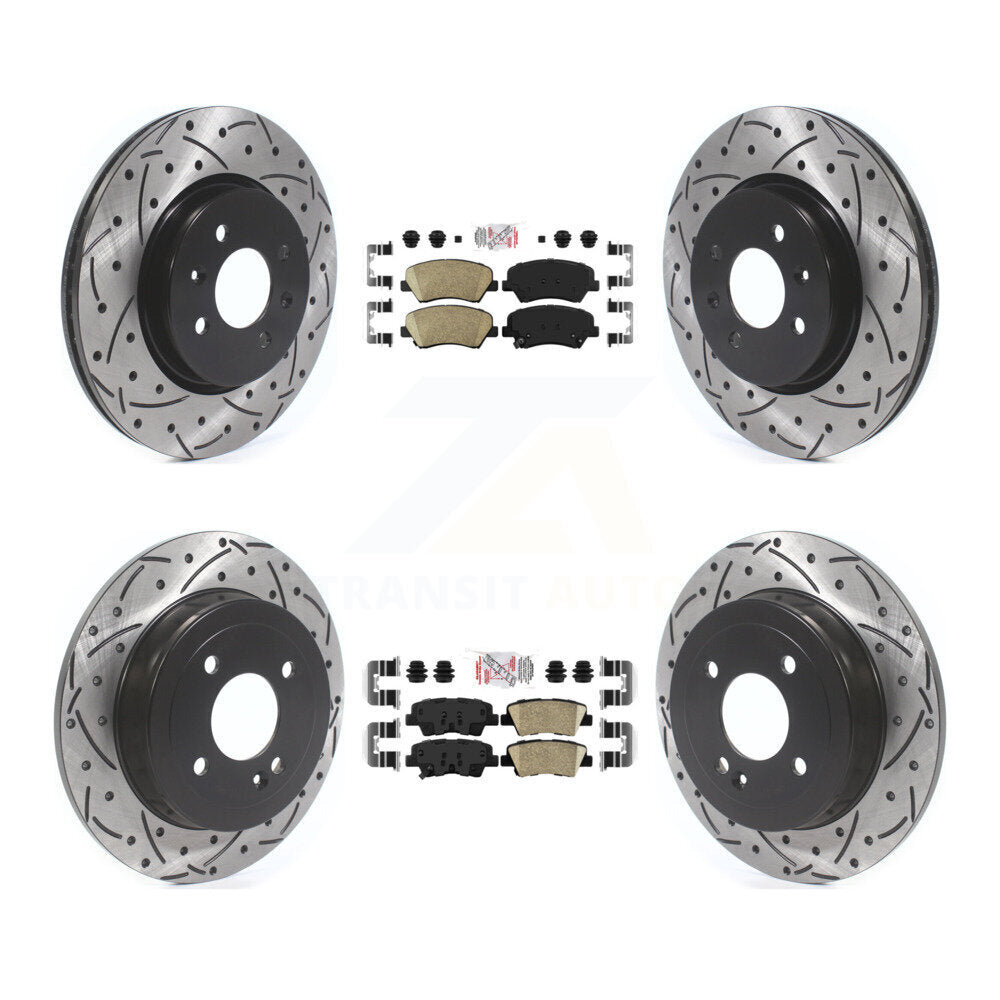 [Avant et Arrière] Disque et plaquette de frein pour Kia Rio KDA-102626
