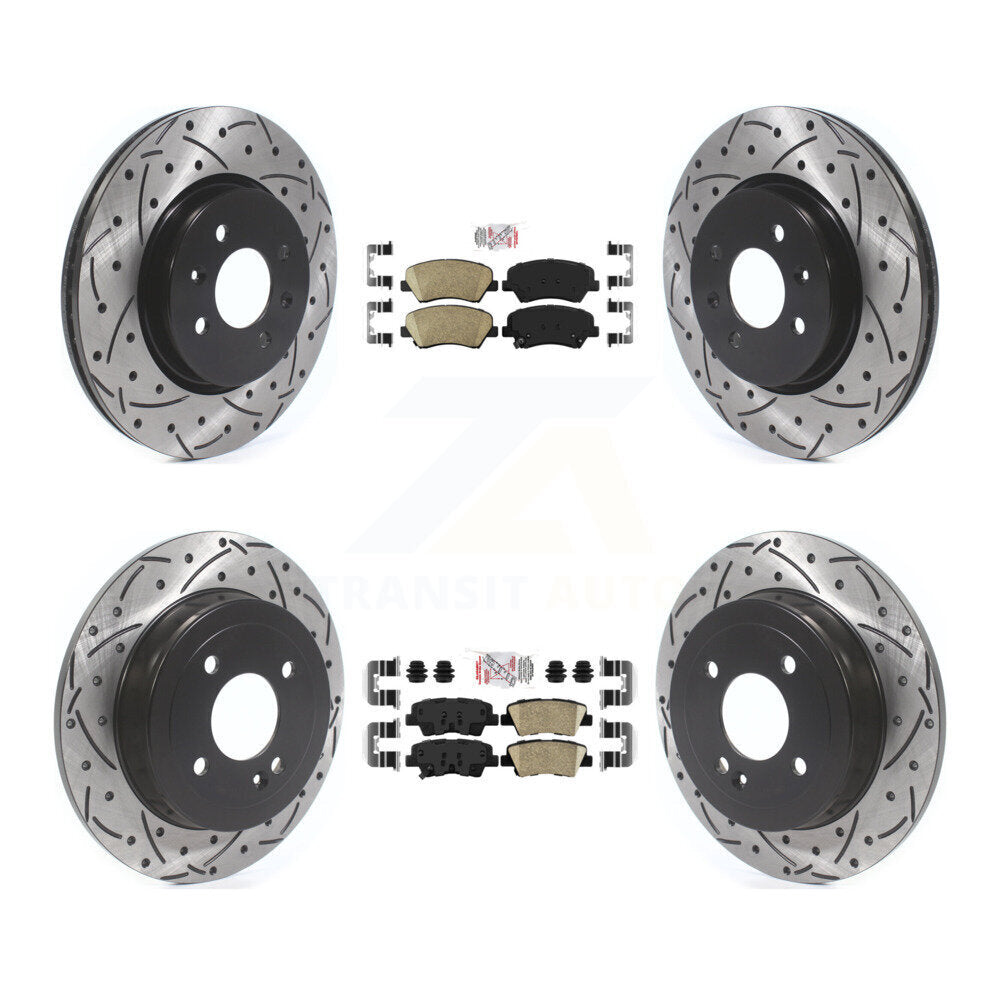 [Avant et Arrière] Disque et plaquette de frein pour Kia Rio KDA-102627