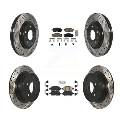 [Avant et Arrière] Disque et plaquette de frein pour 17-19 Nissan Sentra Turbocharged KDA-102645