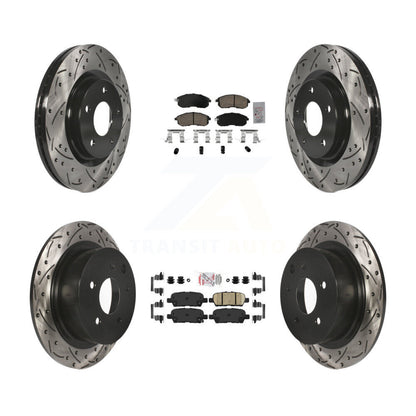 [Avant et Arrière] Disque et plaquette de frein pour 17-19 Nissan Sentra Turbocharged KDA-102646