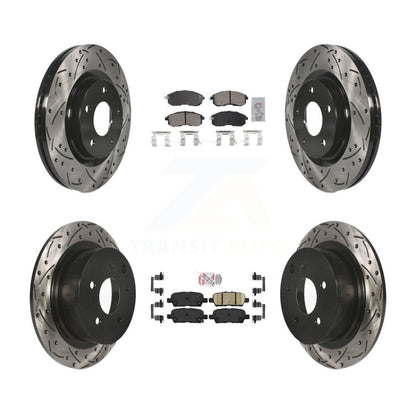 [Avant et Arrière] Disque et plaquette de frein pour 17-19 Nissan Sentra Turbocharged KDA-102647
