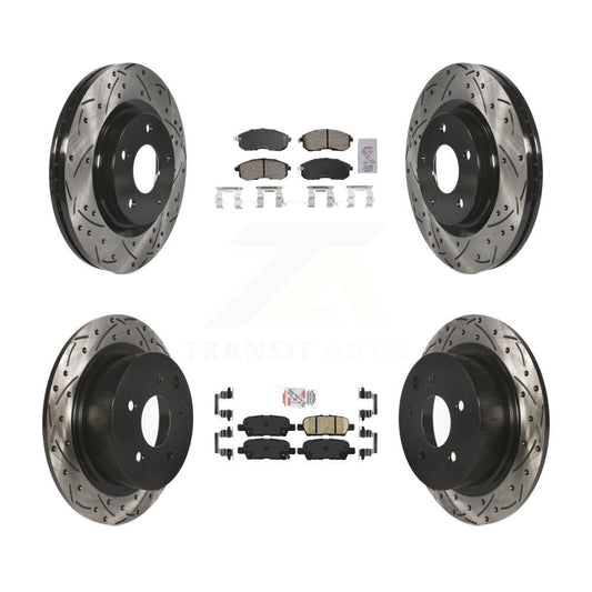 [Avant et Arrière] Disque et plaquette de frein pour 17-19 Nissan Sentra Turbocharged KDA-102647