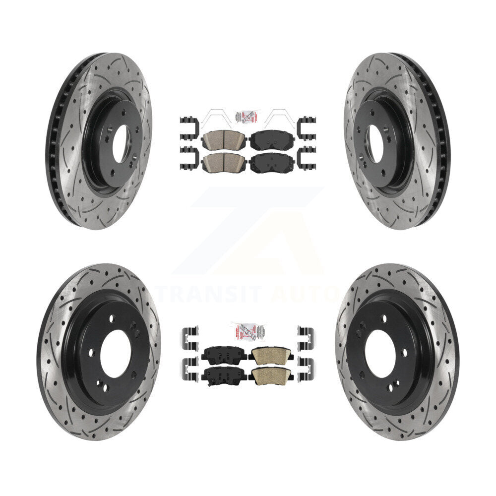 [Avant et Arrière] Disque et plaquette de frein pour 2016 Hyundai Sonata GAS engine KDA-102657