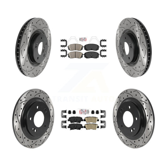 [Avant et Arrière] Disque et plaquette de frein pour 2016 Hyundai Sonata GAS engine KDA-102658