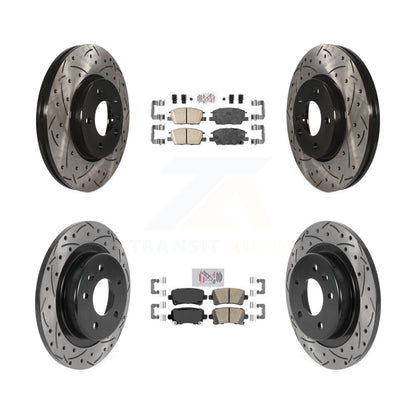 [Avant et Arrière] Disque et plaquette de frein pour 16 Chevrolet Malibu Carryover Model KDA-102668