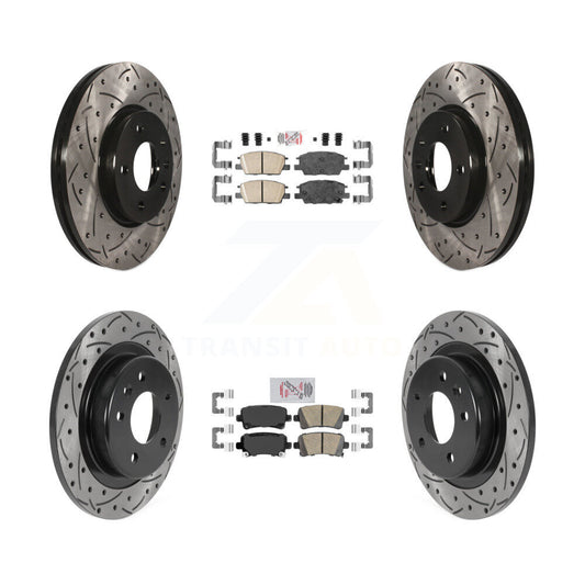 [Avant et Arrière] Disque et plaquette de frein pour 16 Chevrolet Malibu Carryover Model KDA-102668