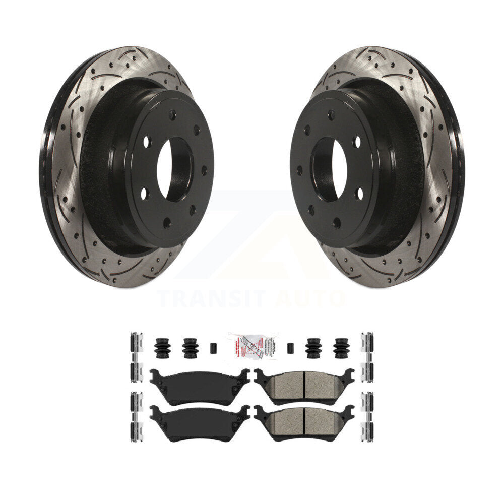 [Arrière] Disque et plaquette de frein pour 12-14 Ford F-150 With 7 Lug Wheels KDA-102677