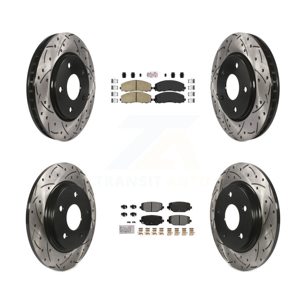 [Avant et Arrière] Disque et plaquette de frein pour Dodge Grand Caravan KDA-102761