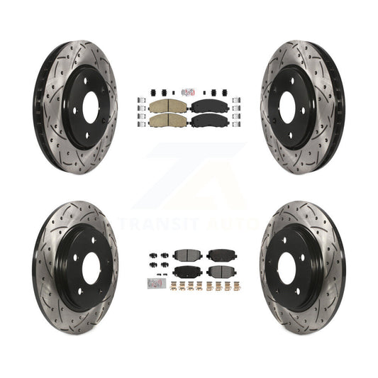 [Avant et Arrière] Disque et plaquette de frein pour Dodge Grand Caravan KDA-102761