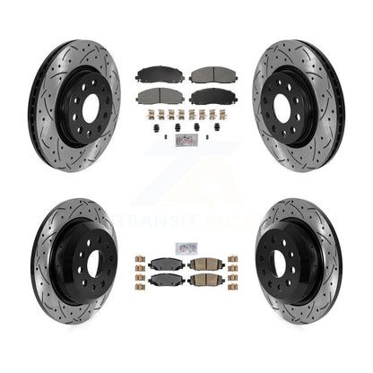 [Avant et Arrière] Disque et plaquette de frein pour Jeep Wrangler Rubicon KDA-102767