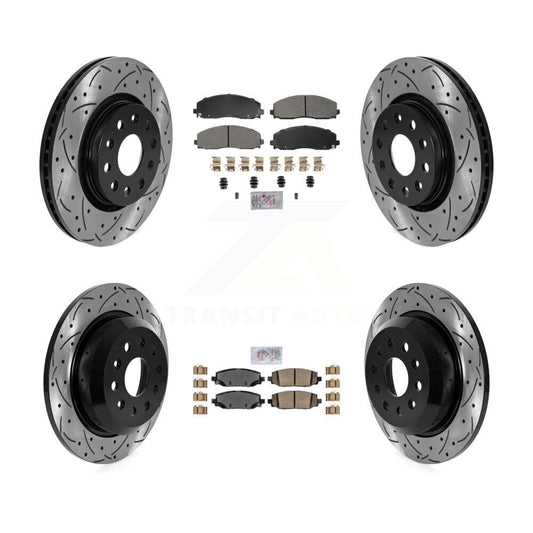 [Avant et Arrière] Disque et plaquette de frein pour Jeep Wrangler Rubicon KDA-102767