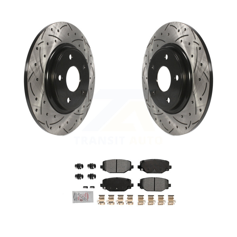 [Arrière] Disque et plaquette de frein pour Dodge Grand Caravan Journey Town & KDA-102772