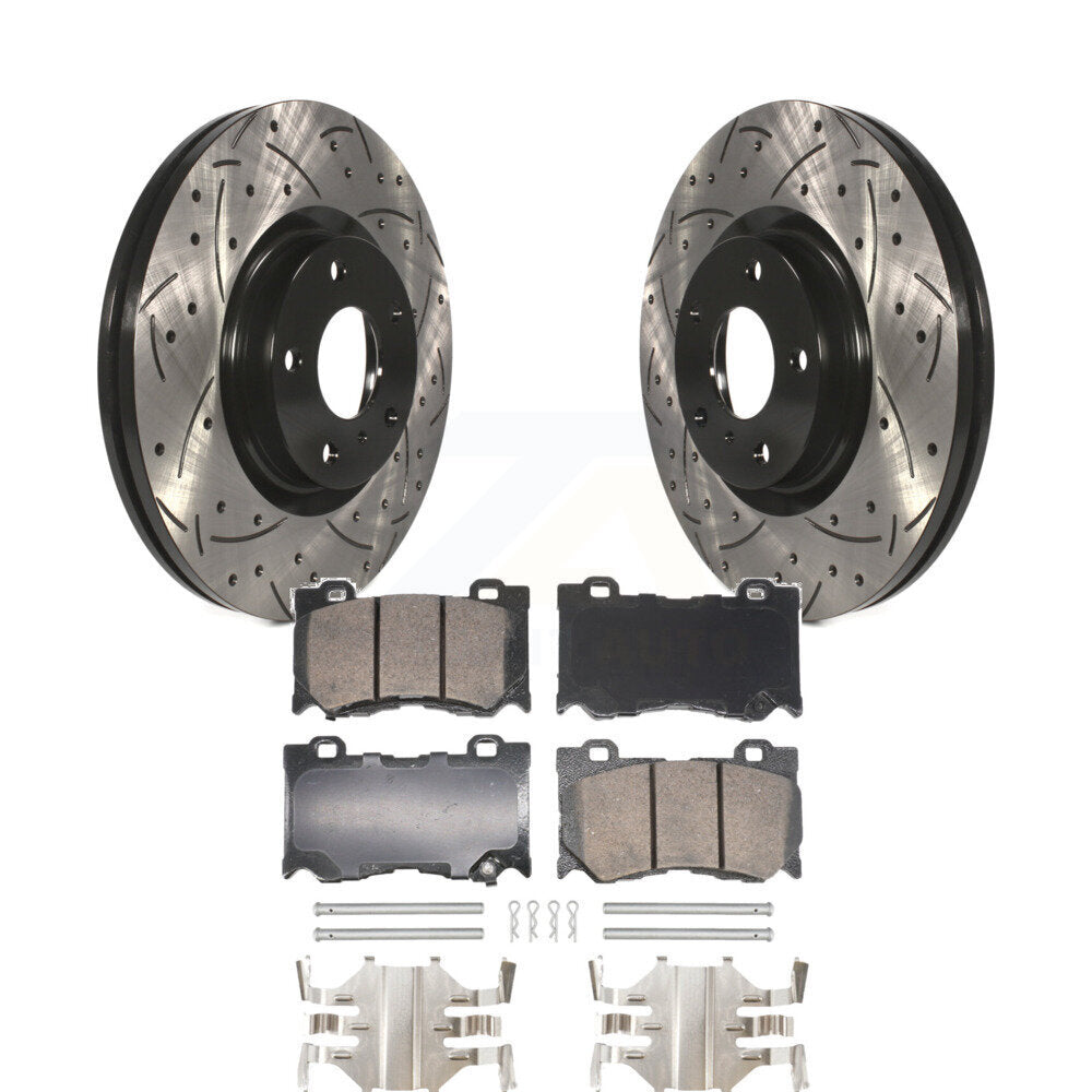 [Avant] Disque et plaquette de frein pour 09-13 INFINITI G37 With Brembo Brakes KDA-102785