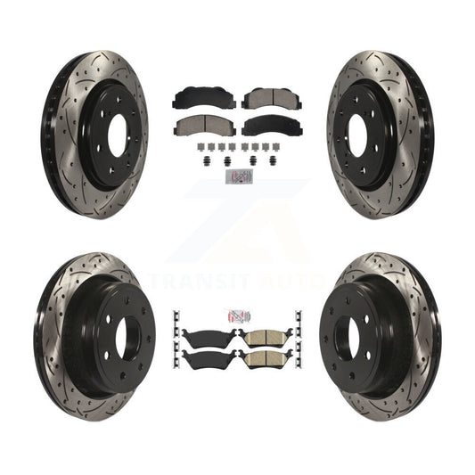 [Avant et Arrière] Disque et plaquette de frein pour 12-14 Ford F-150 With 7 Lug Wheels KDA-102819