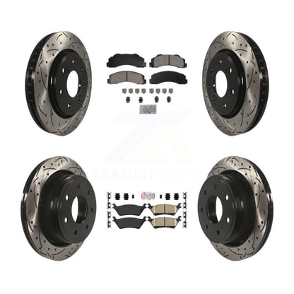 [Avant et Arrière] Disque et plaquette de frein pour 12-14 Ford F-150 With 7 Lug Wheels KDA-102820
