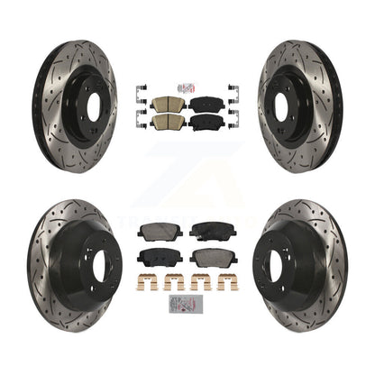 [Avant et Arrière] Disque et plaquette de frein pour Hyundai Santa Fe Sport Kia Sorento KDA-102845