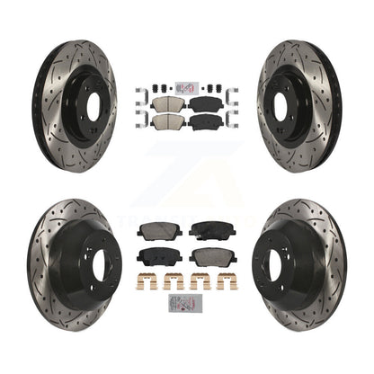 [Avant et Arrière] Disque et plaquette de frein pour Hyundai Santa Fe Sport Kia Sorento KDA-102847