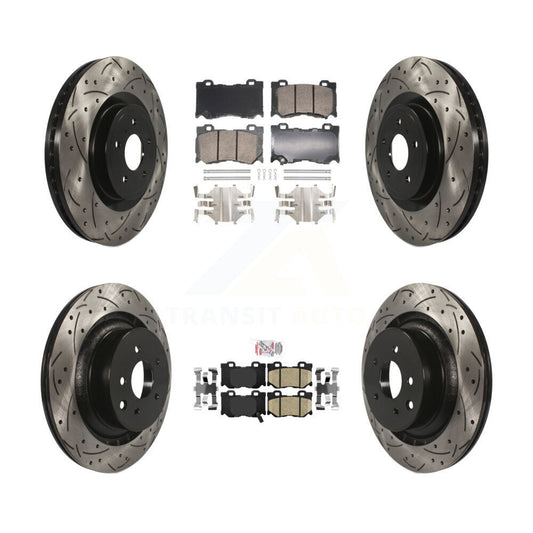 [Avant et Arrière] Disque et plaquette de frein pour INFINITI G37 RWD With Brembo Brakes KDA-102865