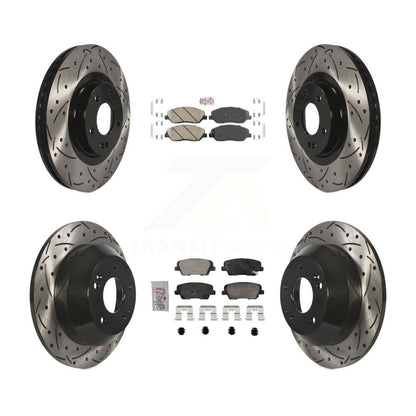 [Avant et Arrière] Disque et plaquette de frein pour 2013-2016 Hyundai Santa Fe XL 3.3L KDA-102886