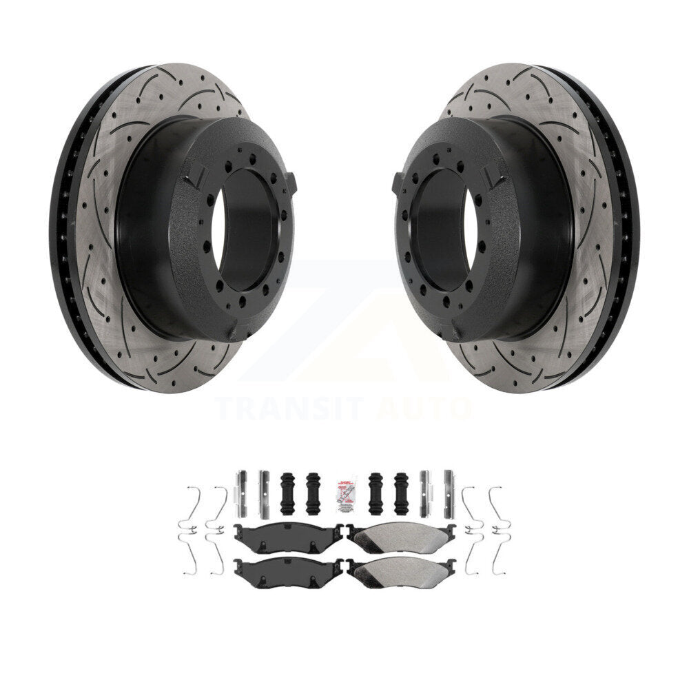 [Arrière] Disque et plaquette de frein pour Ford F-450 Super Duty F-550 IC LCF KDA-102903