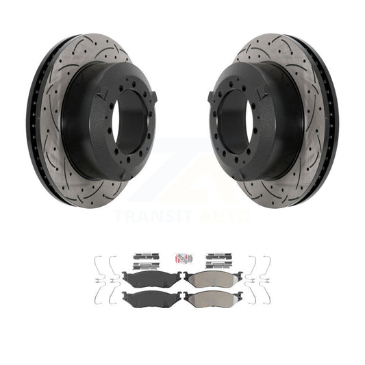 [Arrière] Disque et plaquette de frein pour Ford F-450 Super Duty F-550 IC LCF KDA-102904
