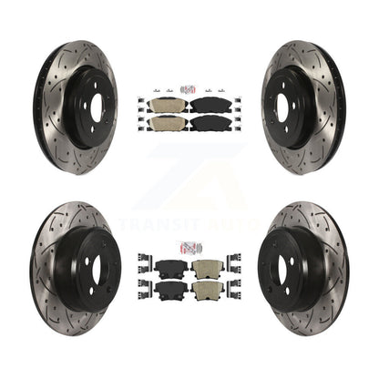 [Avant et Arrière] Disque et plaquette de frein pour Dodge Charger Pursuit with RWD 3.6L KDA-102946