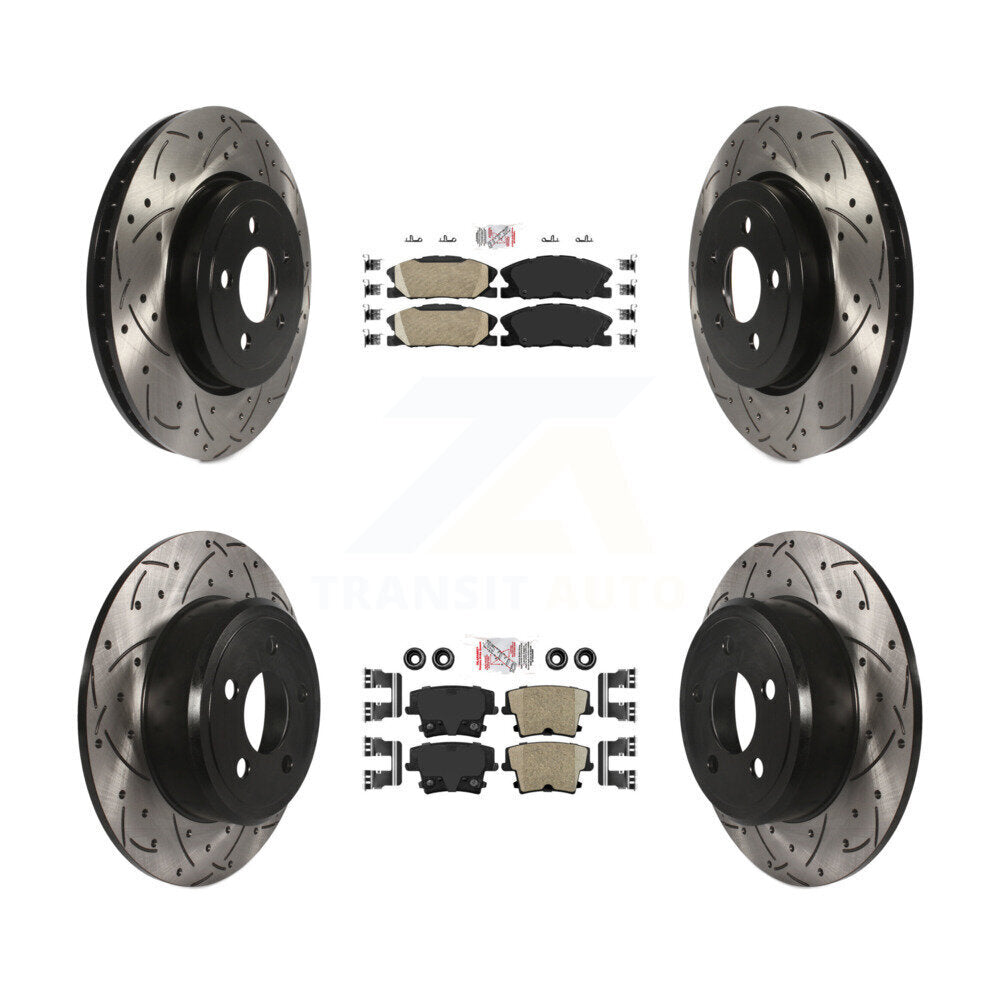 [Avant et Arrière] Disque et plaquette de frein pour Dodge Charger Pursuit with RWD 3.6L KDA-102947
