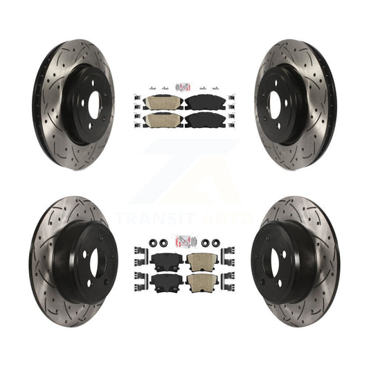 [Avant et Arrière] Disque et plaquette de frein pour Dodge Charger Pursuit with RWD 3.6L KDA-102947