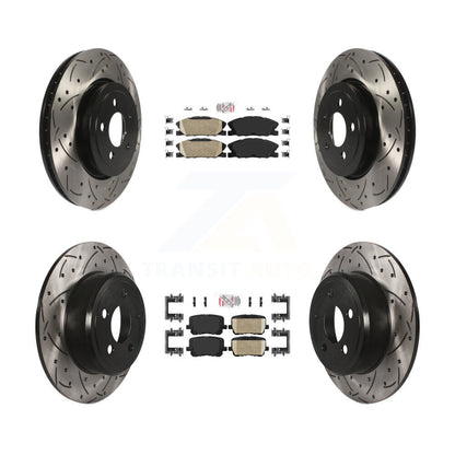[Avant et Arrière] Disque et plaquette de frein pour Dodge Charger Pursuit with RWD 3.6L KDA-102948