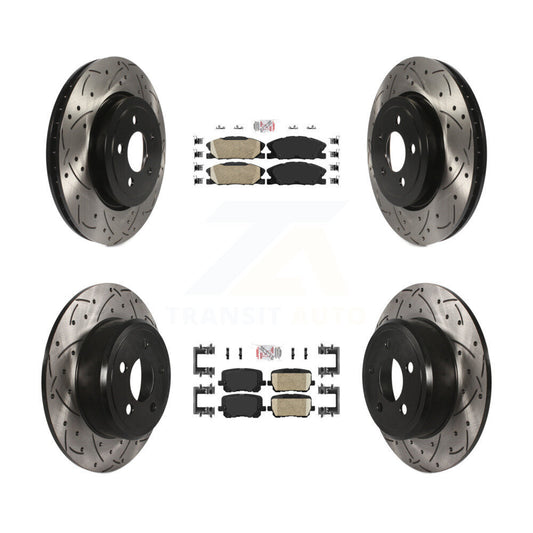 [Avant et Arrière] Disque et plaquette de frein pour Dodge Charger Pursuit with RWD 3.6L KDA-102948