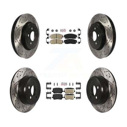 [Avant et Arrière] Disque et plaquette de frein pour Dodge Charger Pursuit with RWD 3.6L KDA-102949