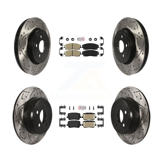 [Avant et Arrière] Disque et plaquette de frein pour Dodge Charger Pursuit with RWD 3.6L KDA-102949