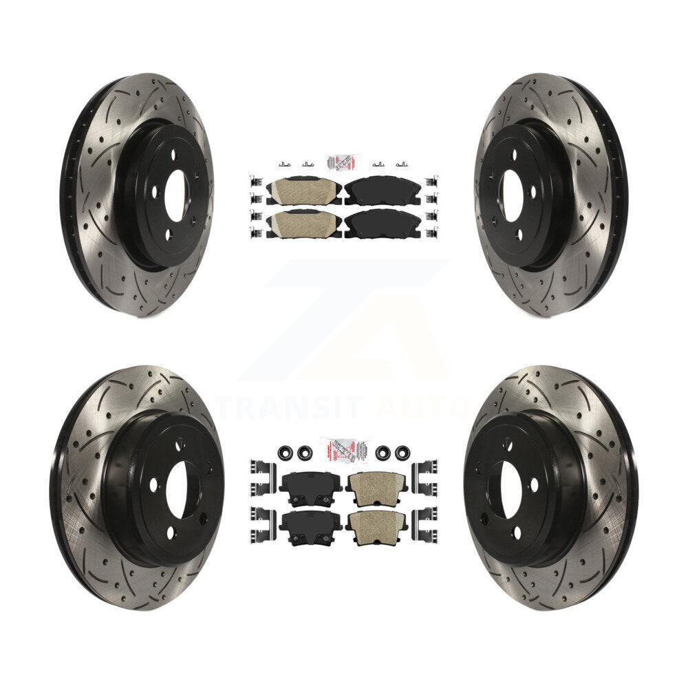 [Avant et Arrière] Disque et plaquette de frein pour Dodge Charger Pursuit with RWD 5.7L KDA-102952