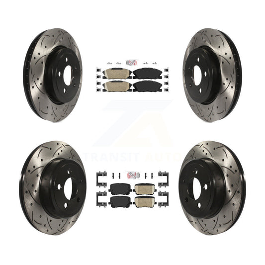 [Avant et Arrière] Disque et plaquette de frein pour Dodge Charger Pursuit with RWD 5.7L KDA-102953