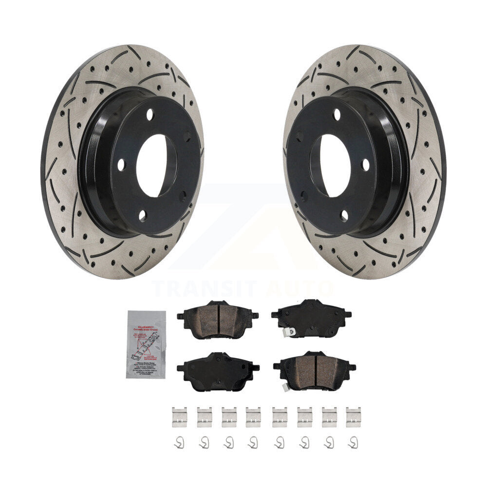 [Arrière] Disque et plaquette de frein pour 2020-2023 Nissan Sentra Disc rear brakes KDA-102993