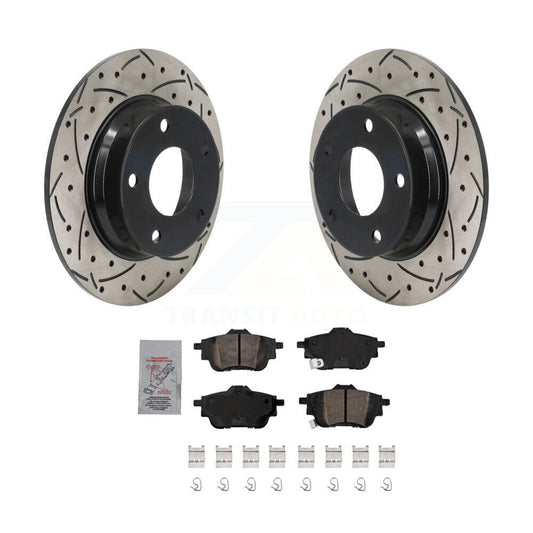 [Arrière] Disque et plaquette de frein pour 2020-2023 Nissan Sentra Disc rear brakes KDA-102993