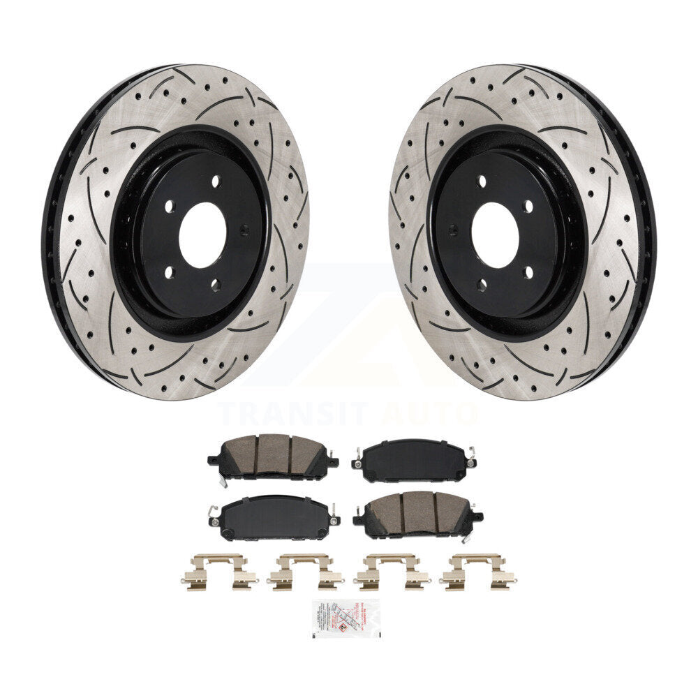 [Avant] Disque et plaquette de frein pour Mitsubishi Outlander Nissan Pathfinder KDA-103016