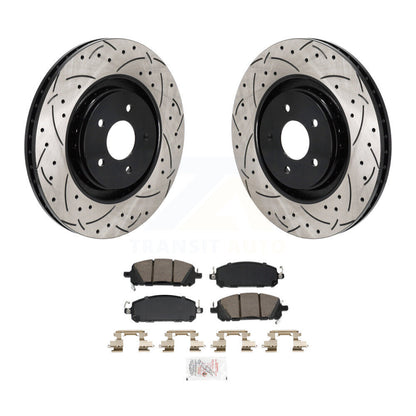 [Avant] Disque et plaquette de frein pour Mitsubishi Outlander Nissan Pathfinder KDA-103016