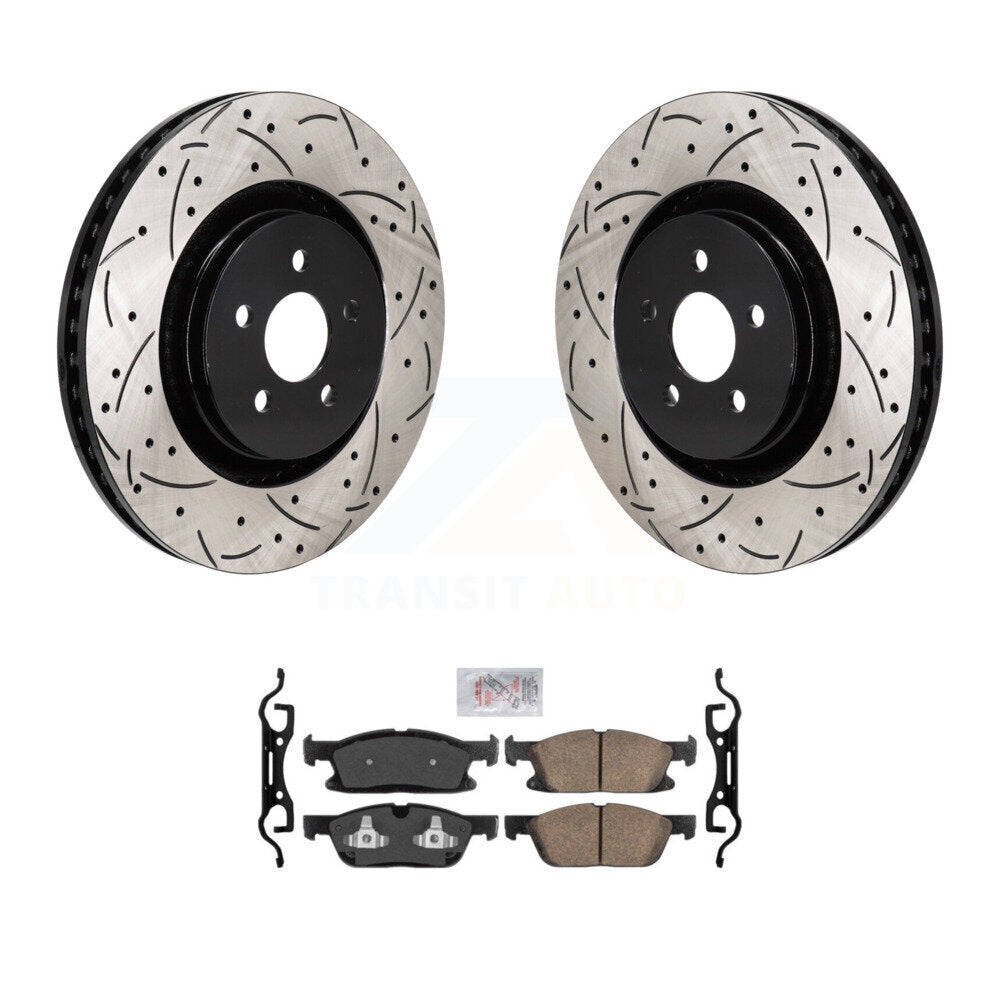 [Avant] Disque et plaquette de frein pour Ford Edge 2.7L With Red Painted Calipers KDA-103022