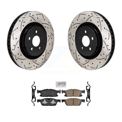 [Avant] Disque et plaquette de frein pour Ford Edge 2.7L With Red Painted Calipers KDA-103022