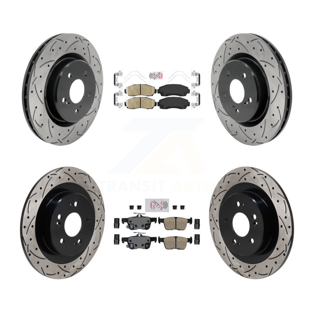 [Avant et Arrière] Disque et plaquette de frein pour 2021-2023 Acura TLX 2.0L KDA-103051