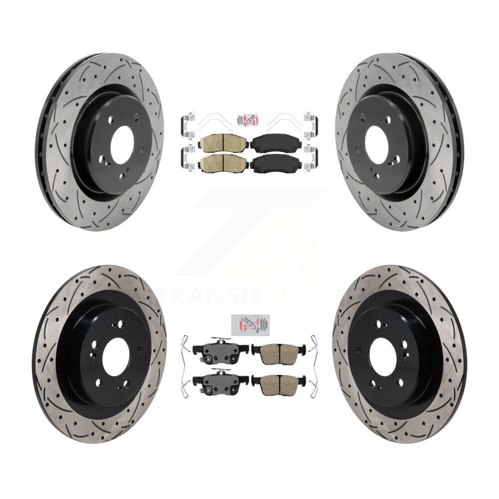 [Avant et Arrière] Disque et plaquette de frein pour 2021-2023 Acura TLX 2.0L KDA-103052