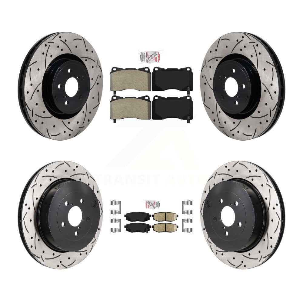 [Avant et Arrière] Disque et plaquette de frein pour 2017 Subaru BRZ Base KDA-103059