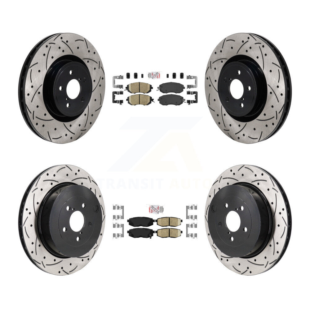 [Avant et Arrière] Disque et plaquette de frein pour 2019 Toyota 86 With Brembo Brakes KDA-103061