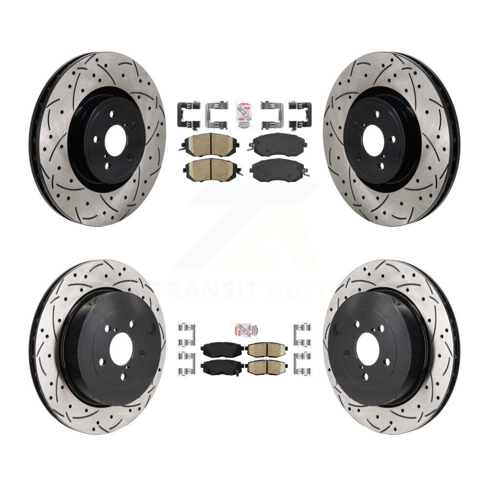 [Avant et Arrière] Disque et plaquette de frein pour 2019 Toyota 86 With Brembo Brakes KDA-103062