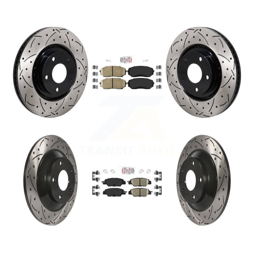 [Avant et Arrière] Disque et plaquette de frein pour 2019-2024 Mazda CX-5 Turbocharged KDA-103065