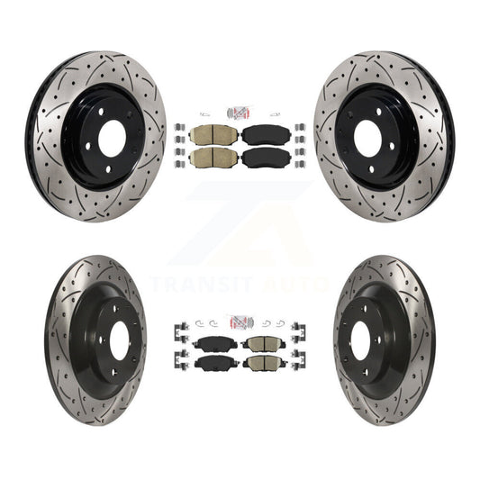 [Avant et Arrière] Disque et plaquette de frein pour 2019-2024 Mazda CX-5 Turbocharged KDA-103065