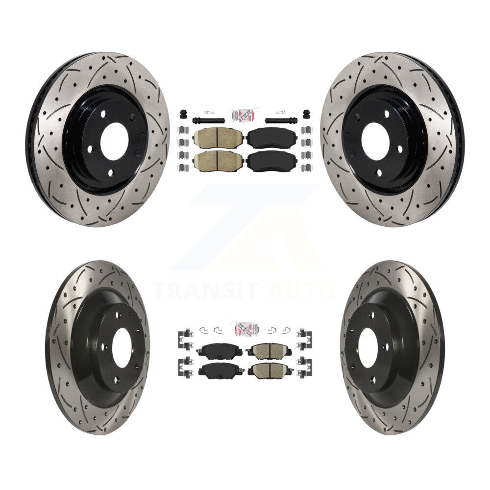 [Avant et Arrière] Disque et plaquette de frein pour 2019-2024 Mazda CX-5 Turbocharged KDA-103066