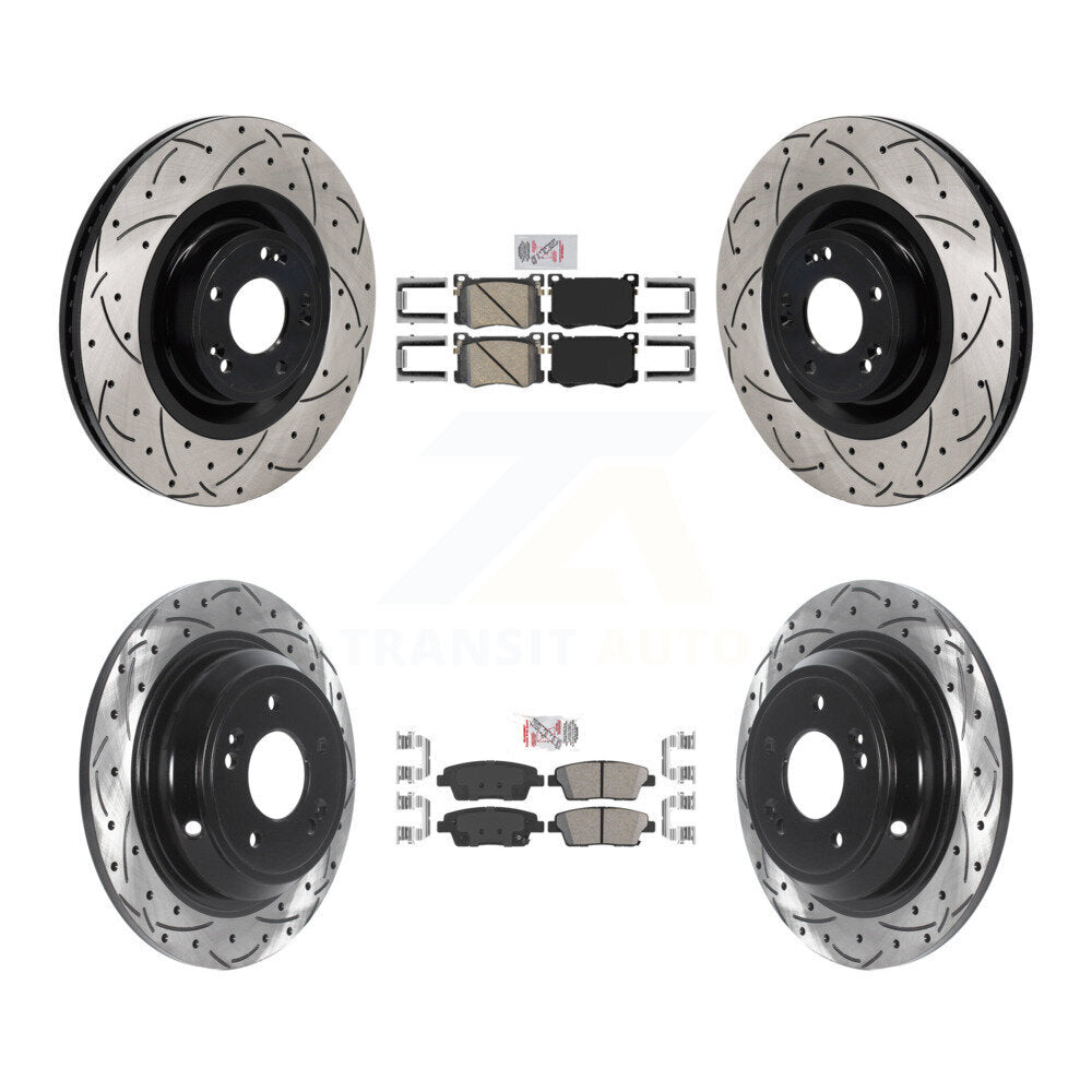 [Avant et Arrière] Disque et plaquette de frein pour Hyundai Genesis G80 5.0L KDA-103076
